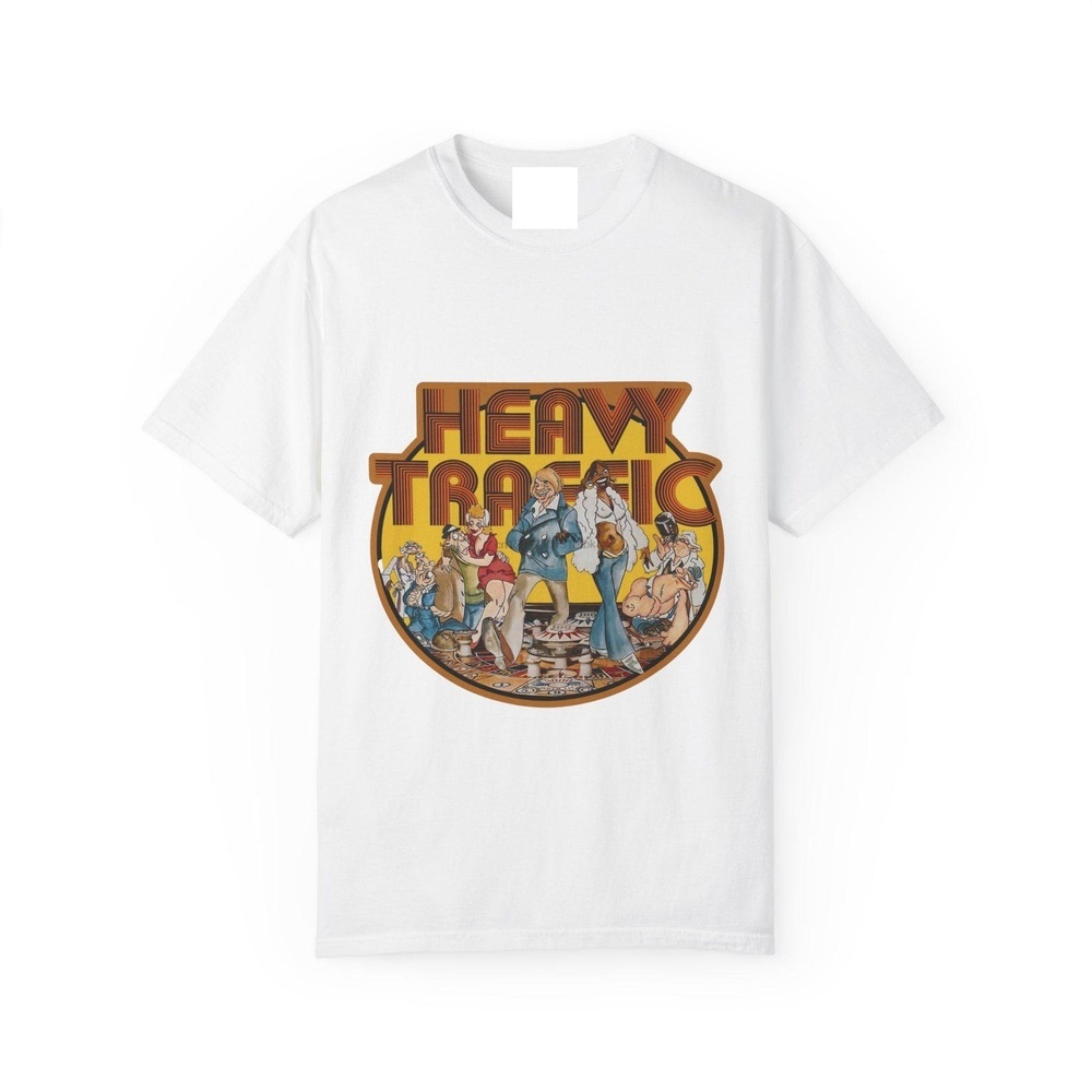 Heavy Traffic White Tee, Ralph Bakshi 1973 Cult Animated NYC Movie Shirt